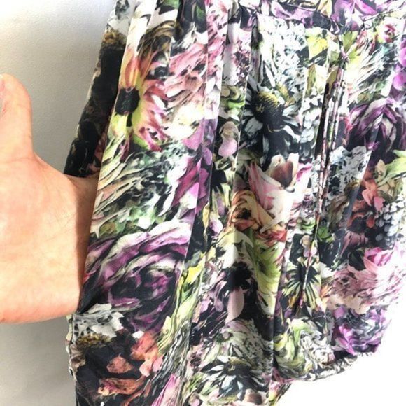 Zimmermann Mini Dress Silk Floral Brand Size 0 US 4 - Picture 8 of 14